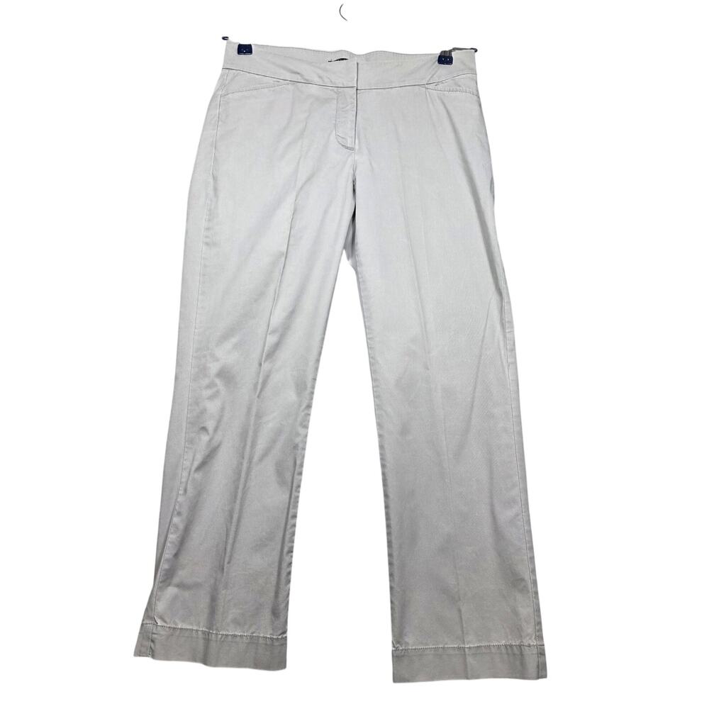 Women's Eileen Fisher Flat Front Khaki Pants Size 4
